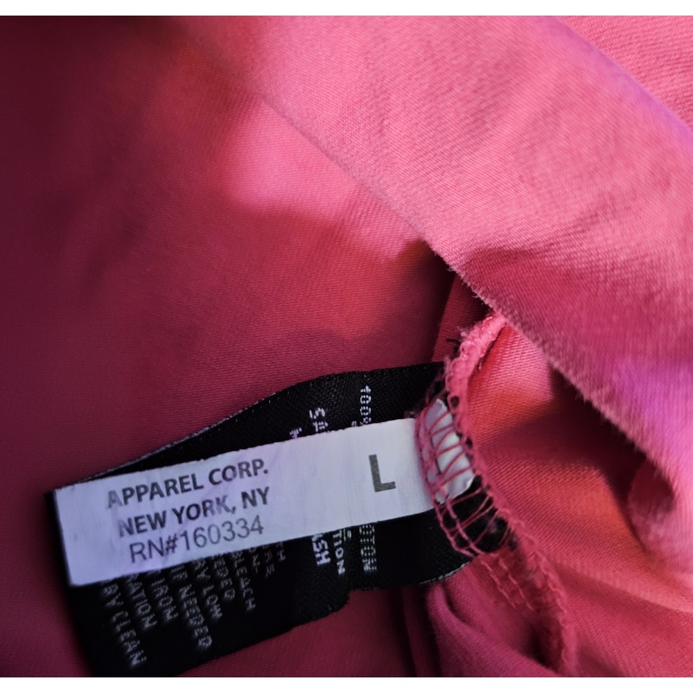 Black Pyramid Pink Graphic T Shirt Mens Large QR Code Streetwear Tee Chris Brown - Picture 8 of 8